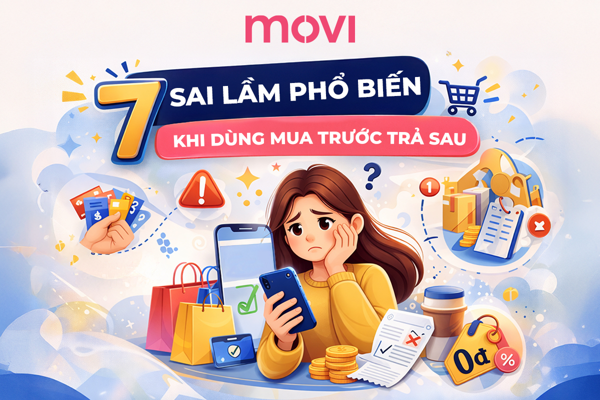 KHÁM PHÁ 7 SAI LẦM PHỔ BIẾN KHI DÙNG MUA TRƯỚC TRẢ SAU 